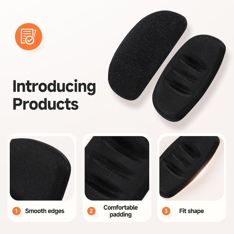 Runhike Face Mask Replacement Pads Compatible with Rip It,Softball Face Mask Pads Youth Compatible with Rip It,Chin Cup Replacement Pads,Black,3PCS - Image 4